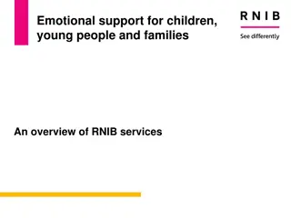 RNIB Emotional Support Services Overview