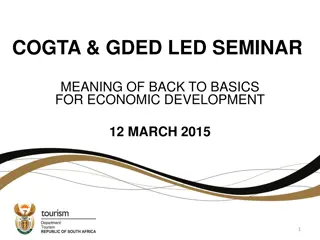 Meaning of Back to Basics for Economic Development