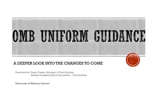 Changes in OMB Uniform Guidance