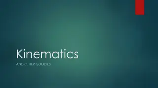 Kinematics and Motion Equations