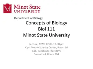 Biology Lecture Announcements and Exam Details
