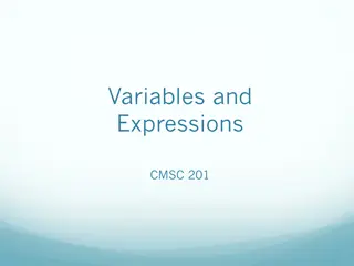 Introduction to Python Variables and Expressions