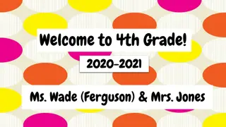 Welcome to 4th Grade 2020-2021 at Daniel Pratt Elementary
