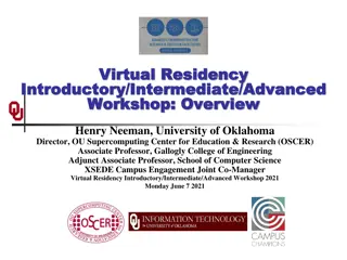 Virtual Residency Workshop 2021 Overview