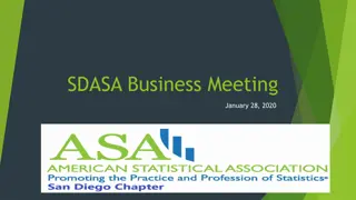 SDASA Business Meeting