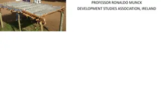 Professor Ronaldo Munck Development Studies Association in Ireland