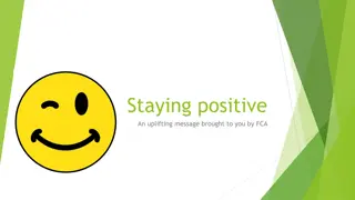 Staying positive