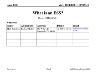 Definition of ESS in IEEE 802.11-18/1051r0
