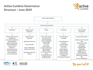 Active Cumbria Governance Structure June 2019