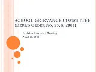 SCHOOL GRIEVANCE COMMITTEE