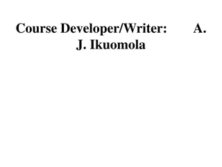 Fundamentals of Data Structures and Algorithms