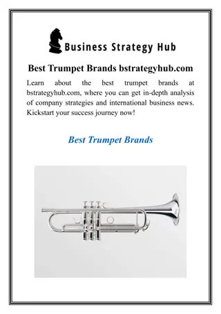 Best Trumpet Brands bstrategyhub