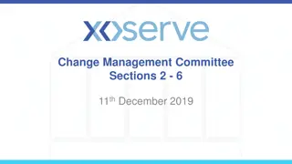 Change Management Committee Sections 2-6 Review