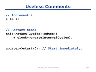 CS 190 Lecture Notes: Understanding Index Lookups