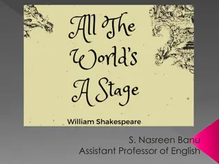 Shakespeare's Poetic Form in Seven Ages of Man