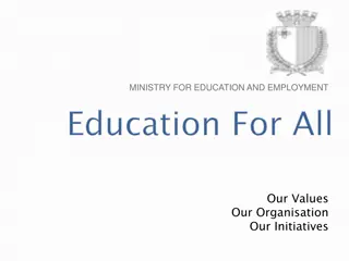 Education for All Development Model and Inclusive Initiatives