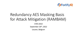 Redundancy AES Masking for Secure Data Protection