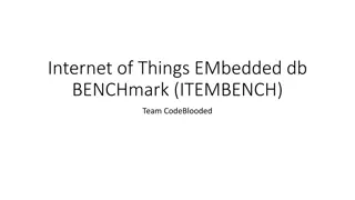Internet of Things Embedded Database Benchmarking