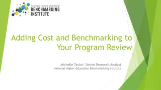 Adding Cost and Benchmarking to Your Program Review