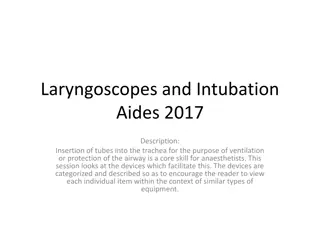 Core Skills in Laryngoscopes & Intubation Aides