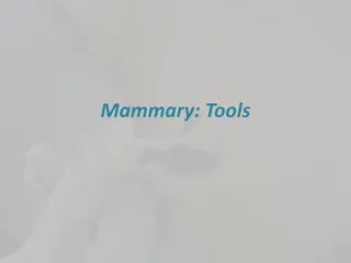 Mammary Tools for Teat Care and Surgery