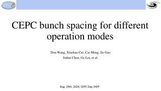 CEPC Bunch Spacing and Frequency Requirements for High-Energy Collider Operations