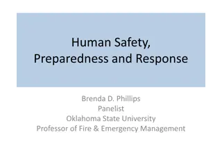 Human Safety and Preparedness: Effective Response Strategies