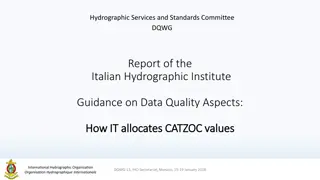 Italian Hydrographic Institute Guidance on Data Quality Aspects