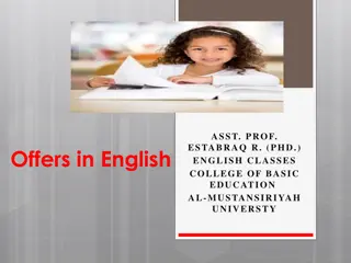 Making Offers in English - Useful Phrases and Expressions