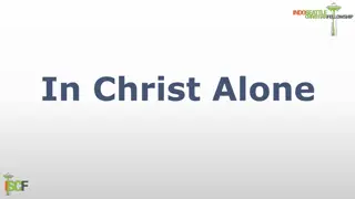 In Christ Alone: My Hope and Strength
