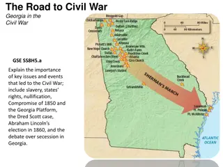 Road to Civil War: Key Issues & Events