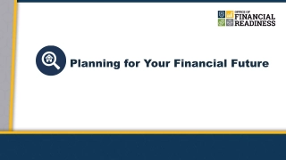 Planning for Your Financial Future