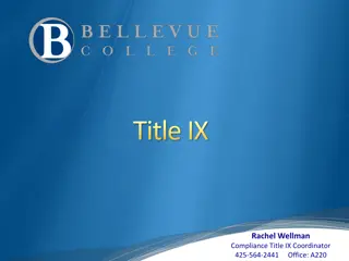 Title IX Compliance Overview