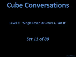 Cube Conversations Level 2: Single Layer Structures Set 11