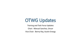 OTWG and ERCOT Updates Summary