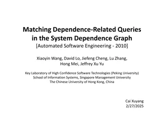 Innovative Technique for Querying in System Dependence Graph