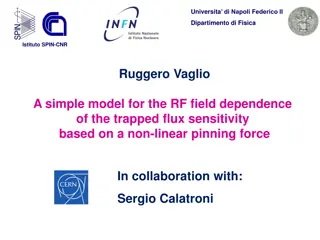 A Simple Model for RF Field Dependence of Trapped Flux Sensitivity