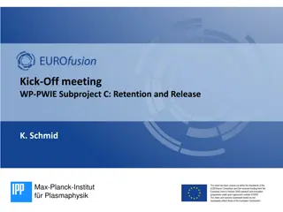 Kick-Off Meeting: Fusion Devices Hydrogen Transport Study