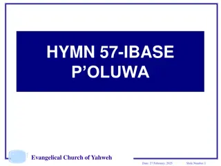 HYMN 57: IBASE.P.OLUWA - Evangelical Church of Yahweh