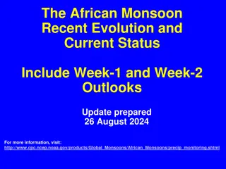 African Monsoon Recent Evolution & Outlook Update