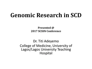 Genomic Research in SCD