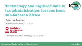 Lessons from Sub-Saharan Africa in Tax Administration: Technology and Digitised Data