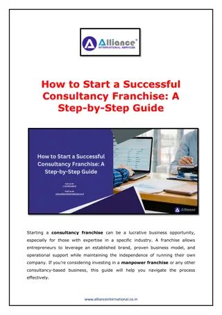 How to Start a Successful Consultancy Franchise - A Step-by-Step Guide