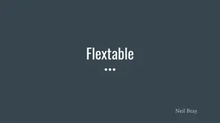 Formatting Dataframes with Flextable: Enhance Table Presentation