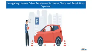 Navigating Learner Driver Requirements Hours, Tests, and Restrictions Explained