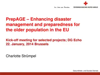 Enhancing Disaster Management for Older Population in the EU