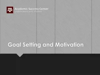 Personal Values and Motivation