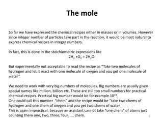 The Mole: A Practical Approach to Chemical Recipes
