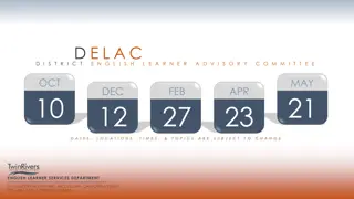 District English Learner Advisory Committee Meetings