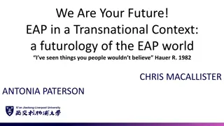 EAP World Futurology: Myths, Transnational Education, and Future Solutions